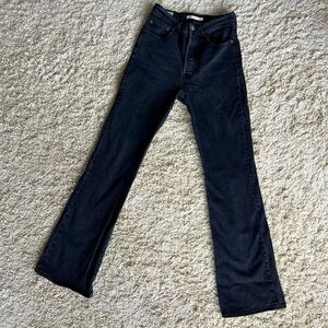 Levi’s ribcage flared denim jeans